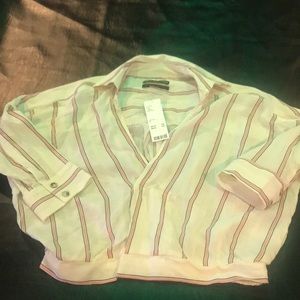 Urban Outfitters cute crop blouse